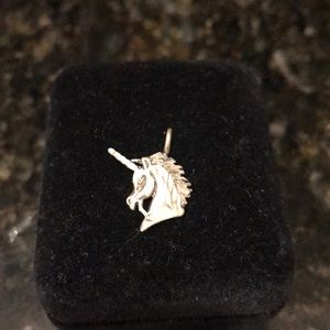 Sterling silver unicorn charm